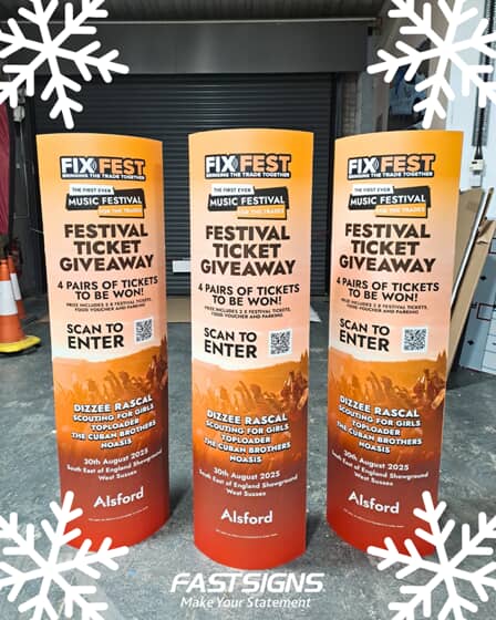 An image of the Fixfest signage.